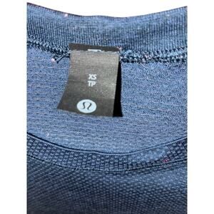 Lululemon Metal Vent Tech 2.0 Shirt Short Sleeve Stretch Fit Blue Sz Small